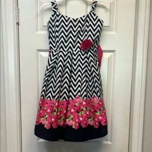 Disorderly Kids Black/white Floral Dress 16